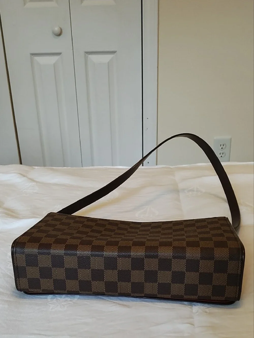 Louis Vuitton Brown Damier Ebene Shoulder Bag